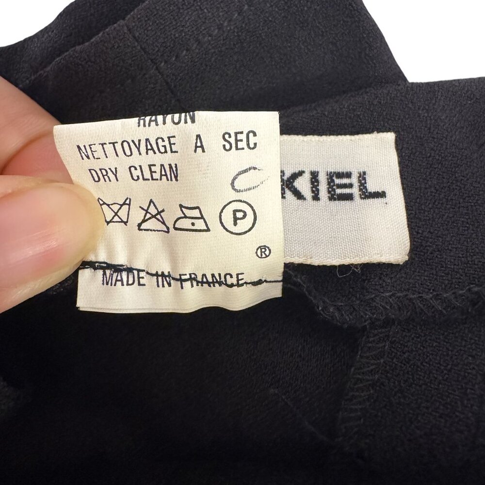 Sonia Rykiel Paris Womens Black Silk Blend Crop Top Strappy Back Size IT 36 - Picture 5 of 7